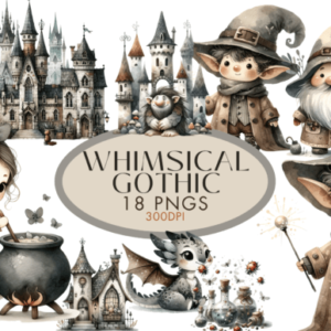 غريب الأطوار عيد الهالووين تصميمات فنية بالألوان المائية