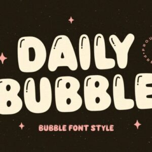 Daily Bubble Font