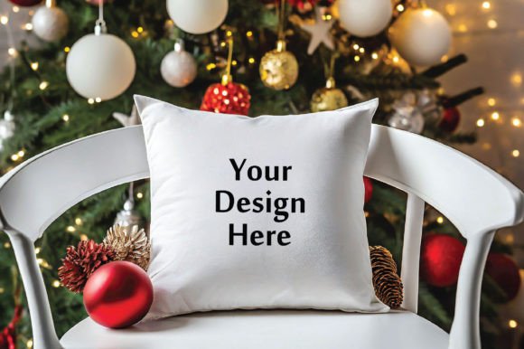 Christmas Pillow Mockup Bundle
