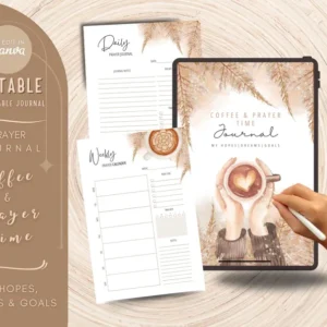 Coffee and Prayer Time journal Templates