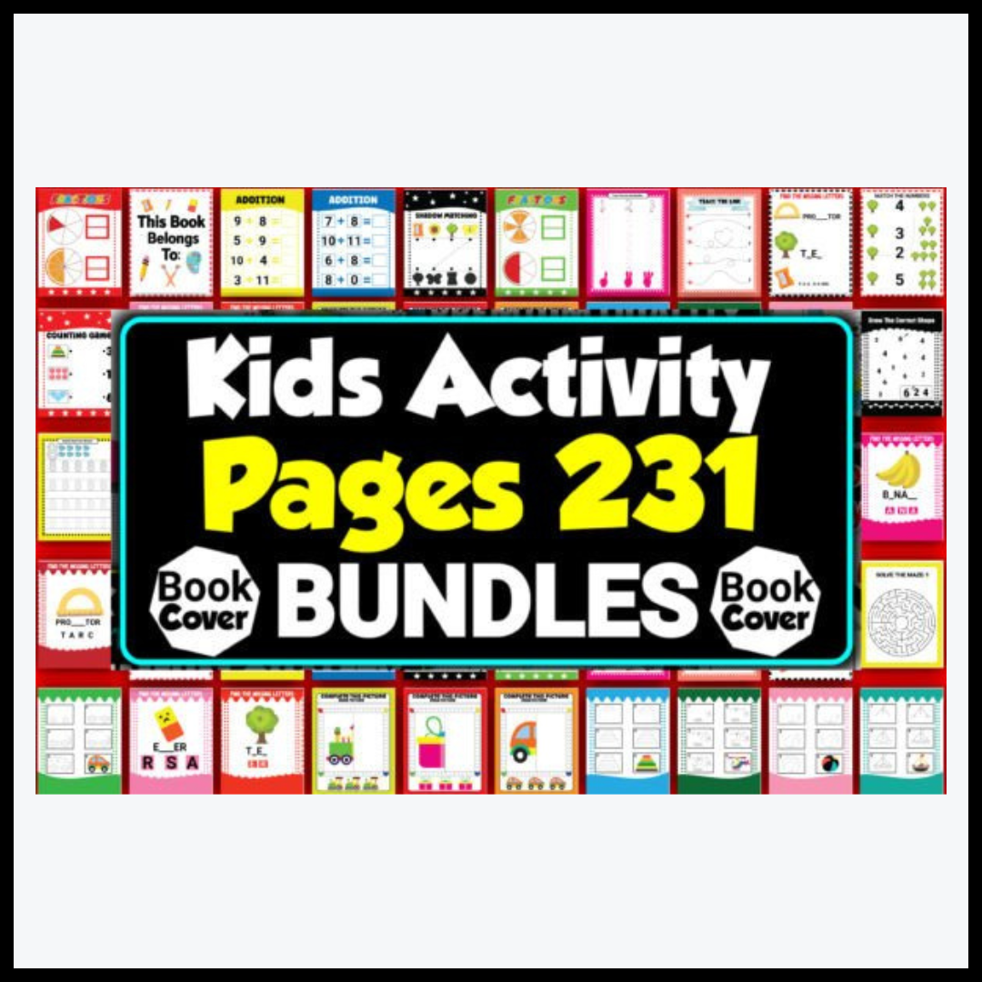 Kids Activity Book Bundles Vol-3